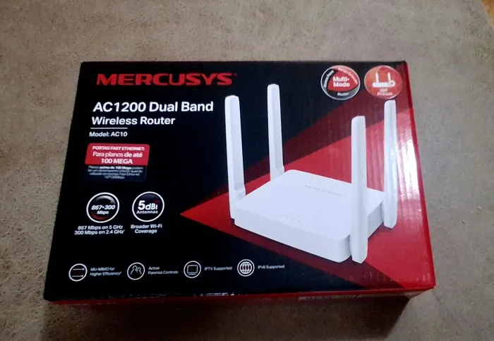 Roteador Mercusys AC10 Dual Band 