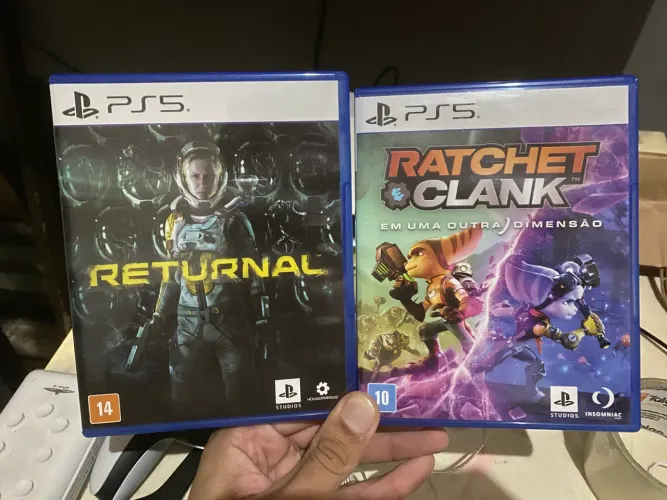 Jogo ps5 returnal e ratchet clank