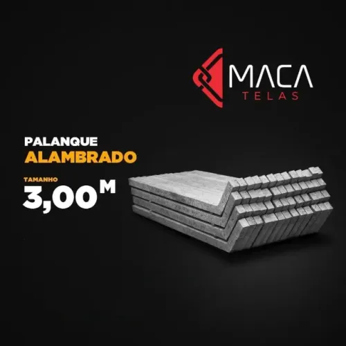 PALANQUE ALAMBRADO 3,00M CURVADO 10X10