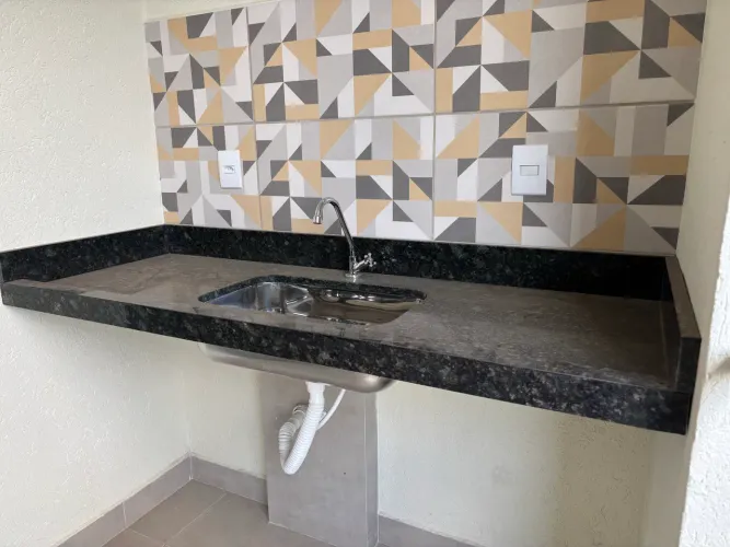 Pia de Granito Verde Ubatuba 1,50m com Cuba - Nova