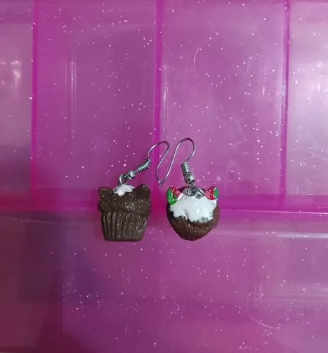 Brincos Cupcake