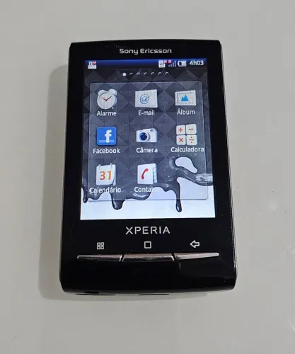 Celular Sony Ericsson Xperia X10 Mini Prata - Fone Original (Detalhes)