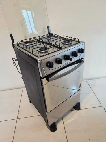 Fogão Atlas Inox Premium top completo Automátic, lindão Entrego!