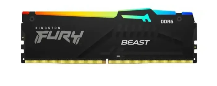 Memória RAM Kingston Fury Beast, RGB, 8GB, 5600MHz, DDR5