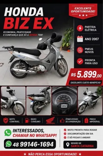 Honda Biz 125 ES/ ES F.inj./es MIX F.injection 2007