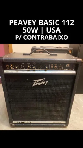 AMPLIFICADOR PEAVEY BASIC 112 USA USADO EM BOM ESTADO