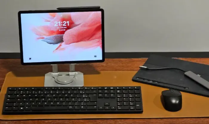 Galaxy Tab S7 FE LTE + Capa Teclado Original + S Pen + Hub USB-C | Kit Completo