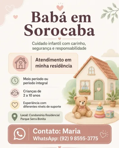 baba - zona oeste de sorocaba