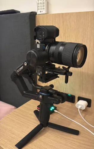 Kit Zve10 corpo + Gimbal Scorp 2 + Cage Smallring + 6 baterias com carregador