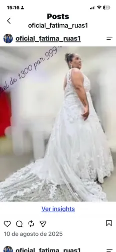 Vendo vestido de noiva
