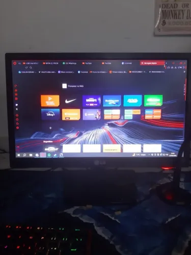 Pc gamer com monitor - 2200 no pix