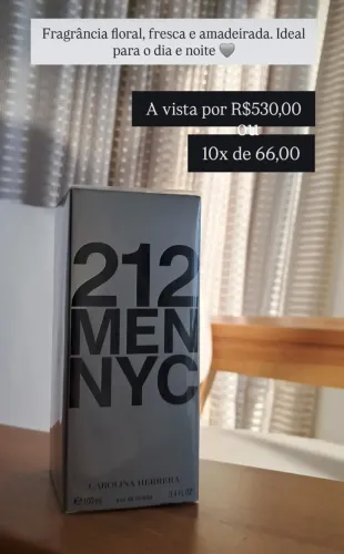 Perfume 212 MEN - Carolina Herrera - EDT - 100ml