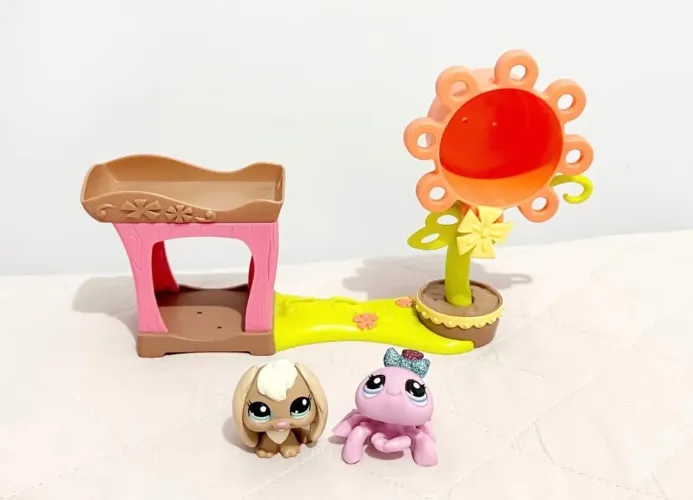 Littlest Pet Shop Lote Casa e Pets - Usados