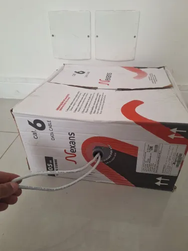 Cabo Cat 6 cinza nexans 