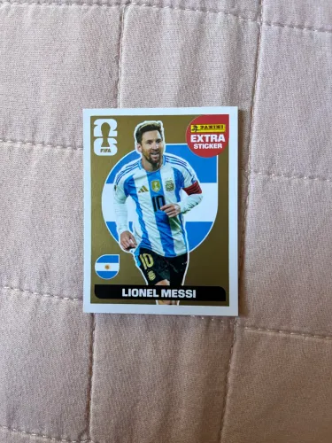 Figurinha Legends Messi Gold 2026