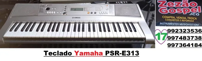 Teclado Yamaha PSR-E313 FAZEMOS ENTREGA
