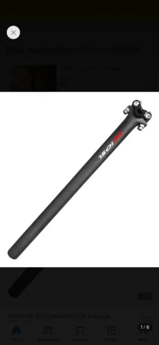 Canote e selim em Carbono zero!