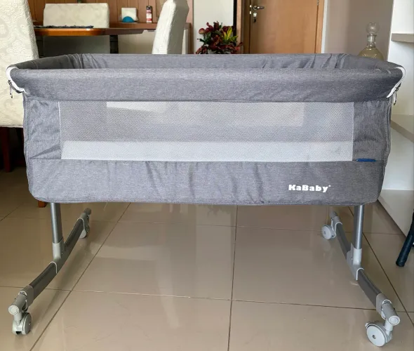 Berço Co-bed KaBaby cinza excelente