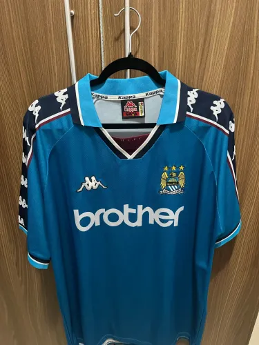 Camisa Manchester City Home 1997 Retrô