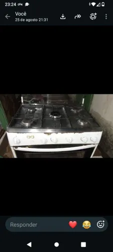 Vendo um fogão de cinco bocas