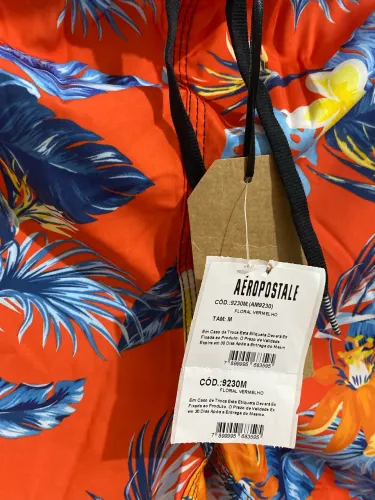Short Praia Aeropostale Floral M (NOVO)