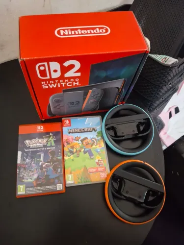 Nintendo switch 2 lacrado mais acessórios e jogos