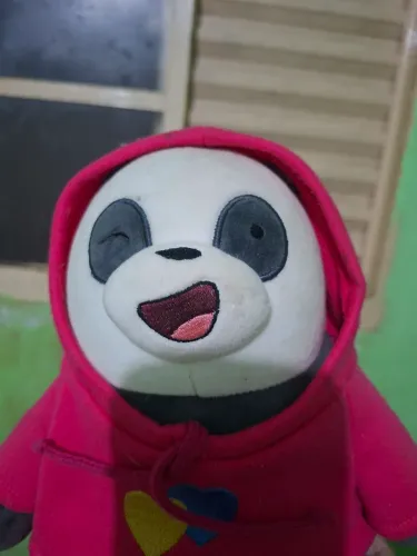 Pelucia urso sem curso panda