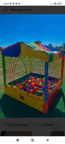 Piscina de bolinha completa pra festa 
