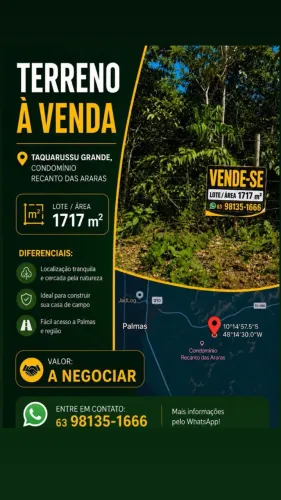 Terreno em taquarussu grande