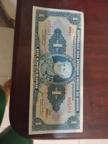 Cédula de 1 cruzeiro American Bank