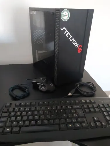 PC GAMER COMPLETO - RX 550 4GB + XEON 2650 V2 + SSD + MONITOR