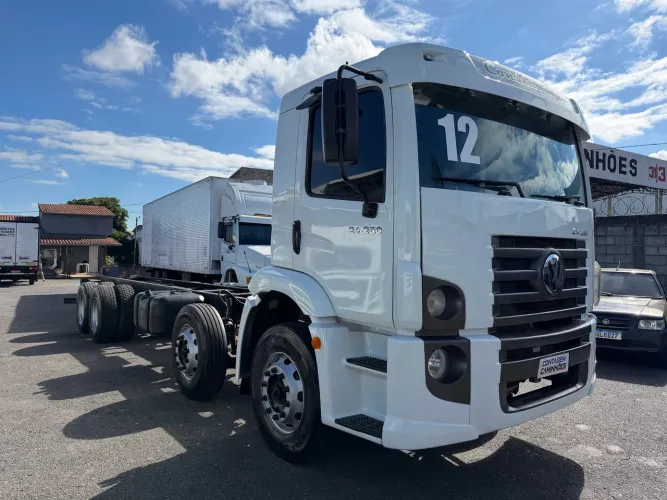 Vw 24250 2012 chassis bitruck direcional raridade