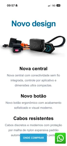 Shiftpower Chip Potência Retira Delay Pedal Eco Gas Módulo 