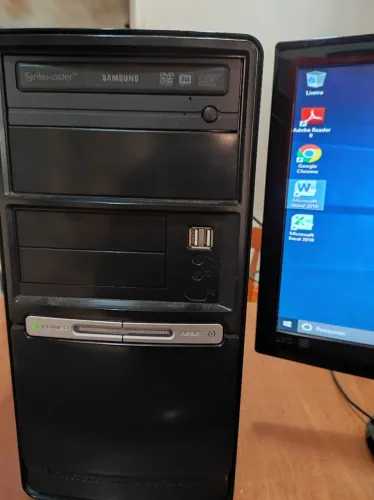 CPU PENTIUM DUAL CORE E5200 2.5GHz Mem 2GB Win10 COM DVD HD 320GB