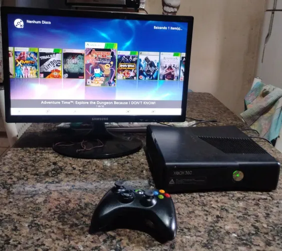 Xbox 360 desbloqueado com 52 jogos 
