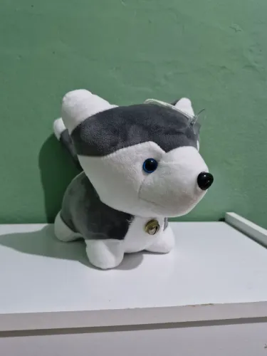 Pelúcia Husky Siberiano (cachorrinho)