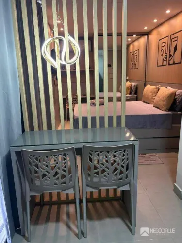 Flat com 1 dormitório para alugar, 25 m² por R$ 2.727,50/ano - Ponta de Campina - Cabedelo