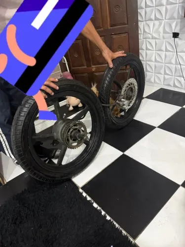 Jogo de rodas completo fazer 150