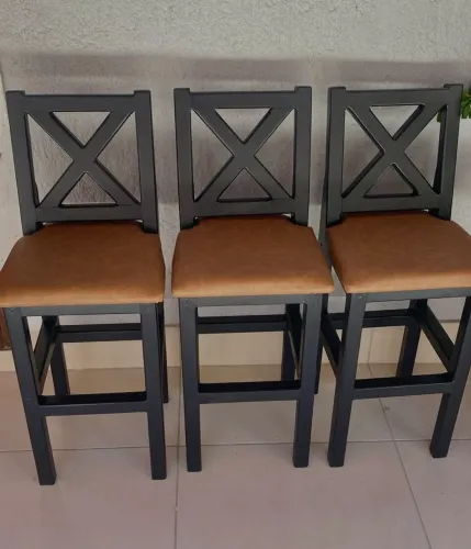 Banquetas estofadas