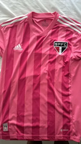 Camisa Oficial Comemorativa Rosa são paulo