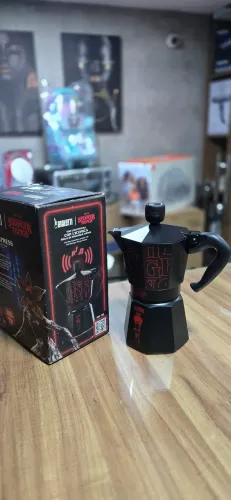Bialetti Cafeteira Moka Music Stranger Things Netflix 6 Xicaras
