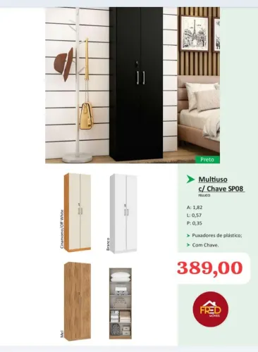 Multiuso com chave , entrega e monta super promoção