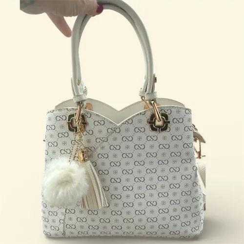 BOLSA FEMININA CHENSON ORIGINAL ELEGANCE LUXO MÃO OFF WHITE
