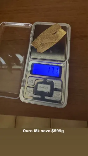 Ouro 18k puro laminado sem defesa