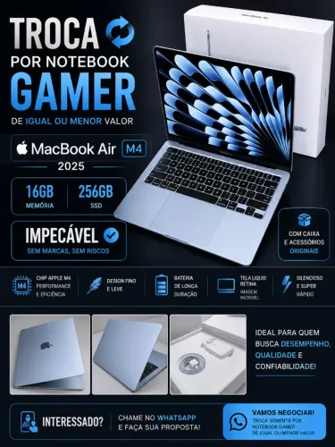 Troco Macbook M4 2025 16/256