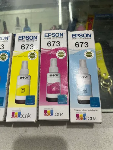 Kit Com 6 Refis De Tinta Epson 673 L800 L805 L810 L Tinta Mix