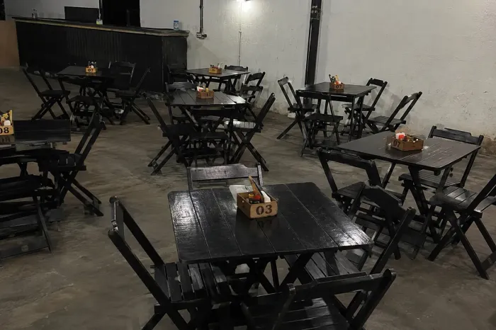 10conjuntos de mesa de madeira