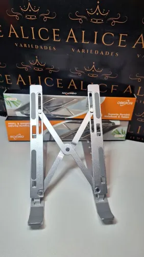 Suporte de notebook em alumínio 