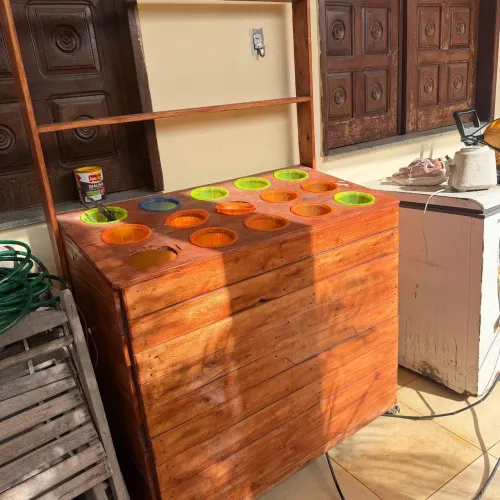 Bancada de açaí