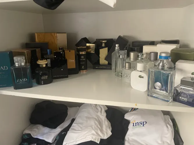 Frascos de perfumes 